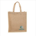 Promotional Gift Eco-Friendly Durable Reusable Jute Tote Bag with Customized Logo Printed